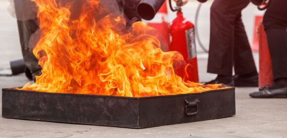 bac à incendie