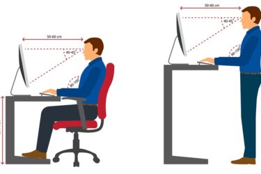 bonne posture travail assis travail debout