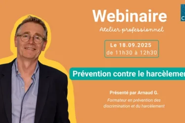 Webinaire prévention harcèlement