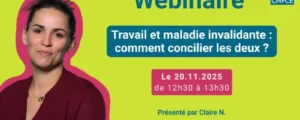 Webinaire travail et maladie invalidante