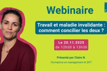 Webinaire travail et maladie invalidante
