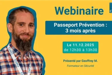 Webinaire bilan passeport prévention