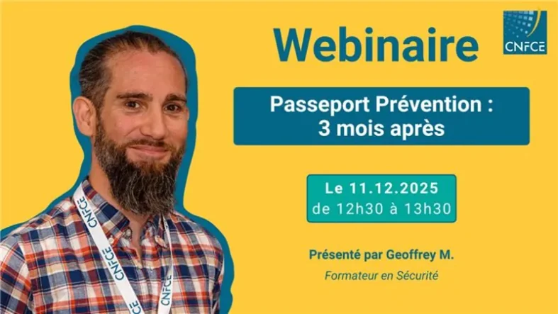 Webinaire bilan passeport prévention