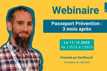 Webinaire bilan Passeport Prévention