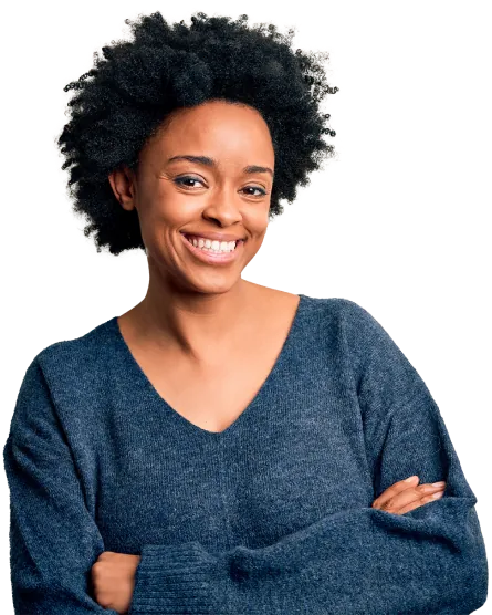 Femme souriante