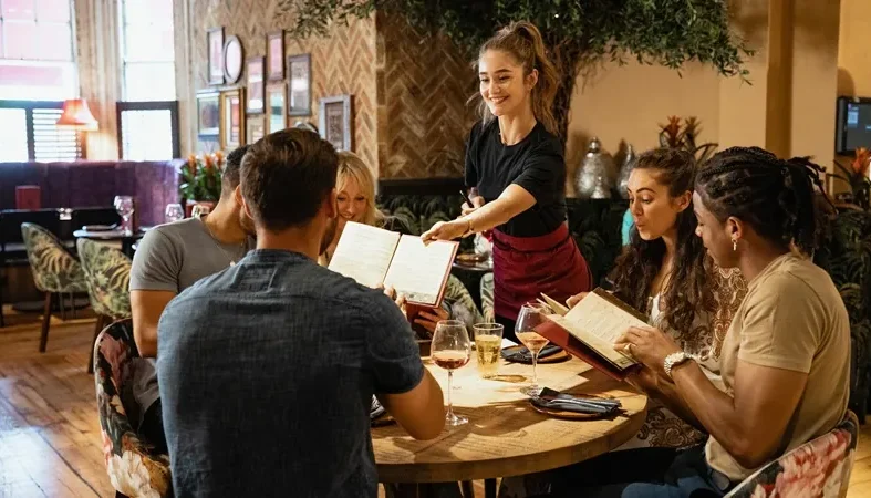 Serveuse dans un restaurant