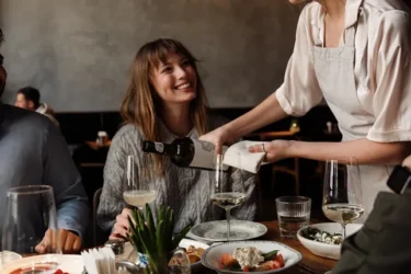 Vente du vin au restaurant