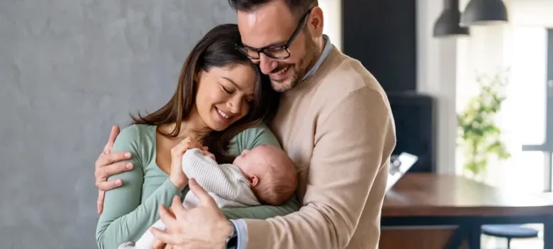 Parents avec leur nouveau-né