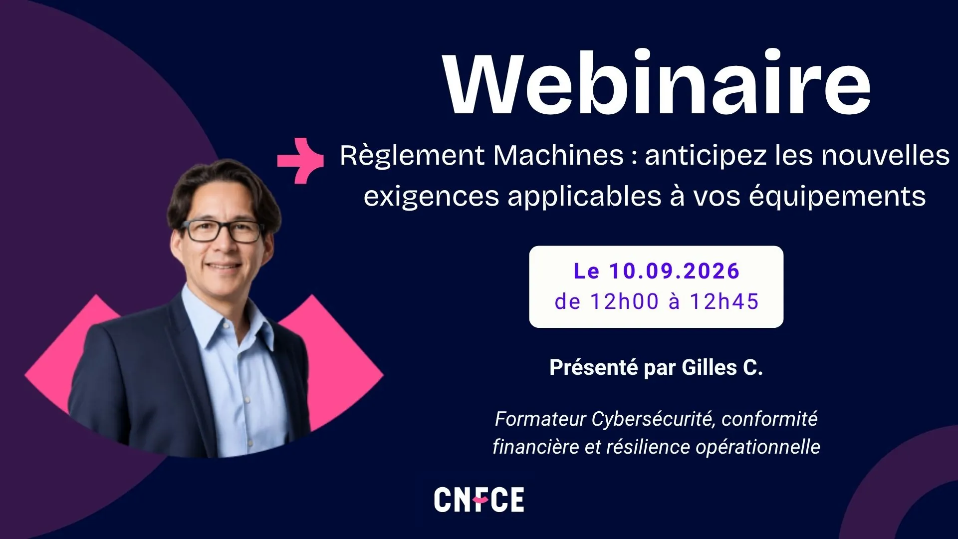 Bannière webinaire règlement machines