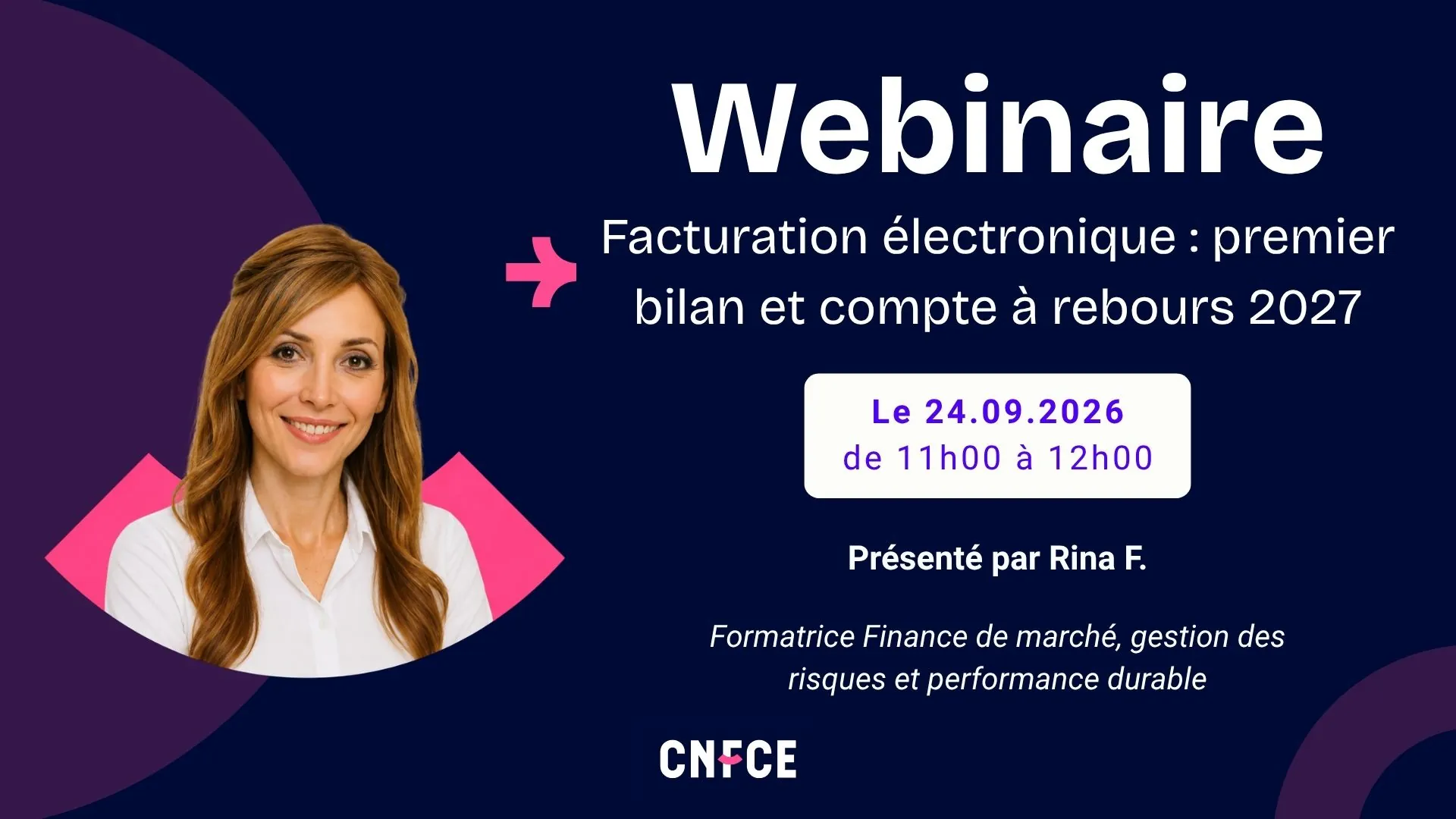 Bannière webinaire Facturation électronique premier bilan