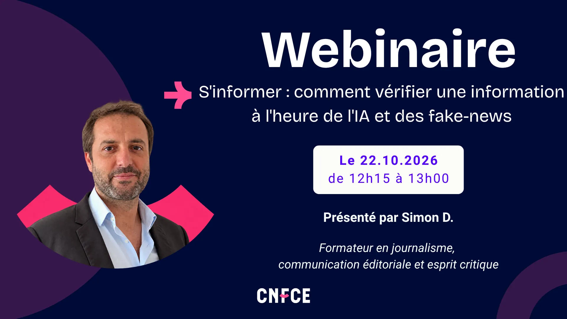 Webinaire IA et fake news