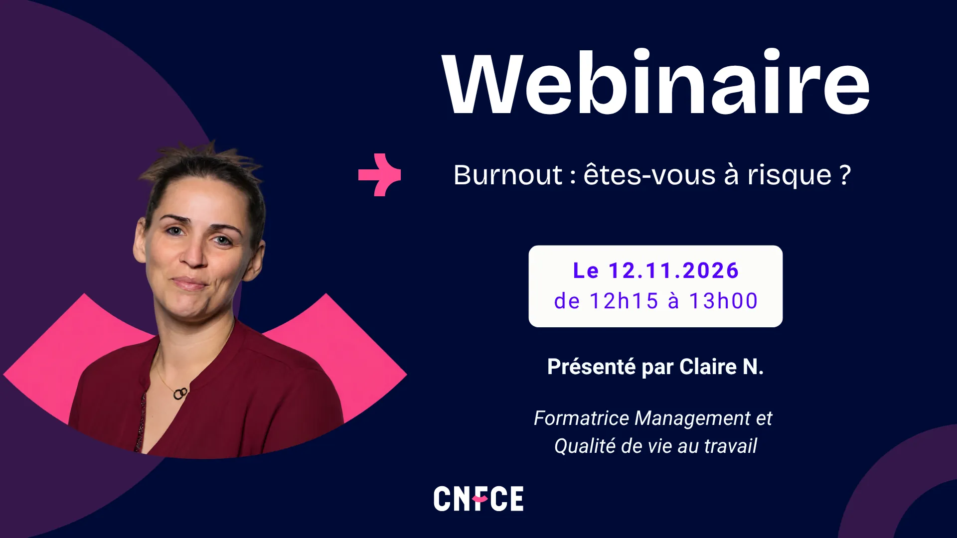 Webinaire Burnout